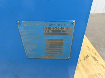 Radial Ventilator High Pressure Centrifugal Blower 20hp 3Ph 230/480V