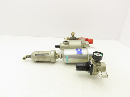SMC AM350C-03BD Filtration System Water Mist & Oil Removal Lockout & Regulator