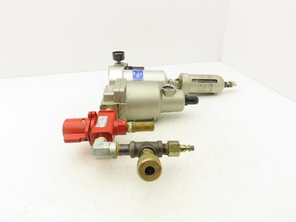 SMC AM350C-03BD Filtration System Water Mist & Oil Removal Lockout & Regulator
