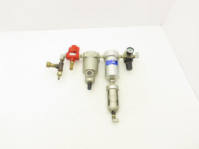 SMC AM350C-03BD Filtration System Water Mist & Oil Removal Lockout & Regulator