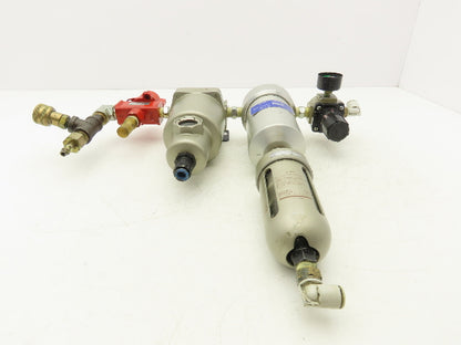 SMC AM350C-03BD Filtration System Water Mist & Oil Removal Lockout & Regulator