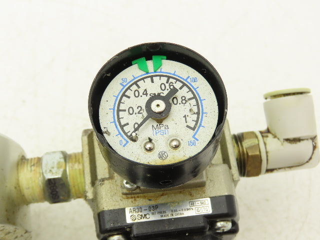 SMC AM350C-03BD Filtration System Water Mist & Oil Removal Lockout & Regulator
