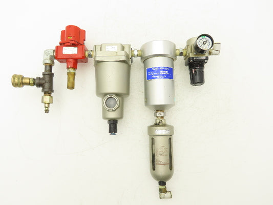 SMC AM350C-03BD Filtration System Water Mist & Oil Removal Lockout & Regulator
