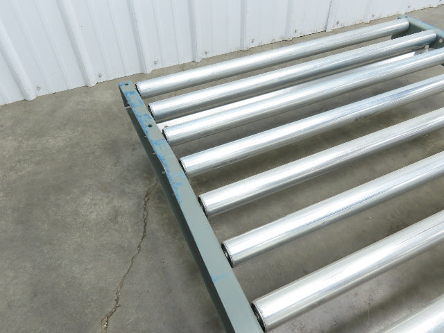 Hytrol 42"x 10' Gravity Roller Conveyor 39"BF 1.9" Roller 4.5" Centers *Read*