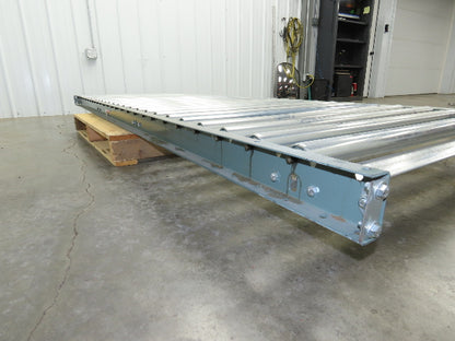 Hytrol 42"x 10' Gravity Roller Conveyor 39"BF 1.9" Roller 4.5" Centers *Read*