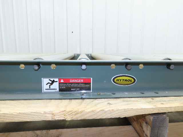 Hytrol 42"x 10' Gravity Roller Conveyor 39"BF 1.9" Roller 4.5" Centers *Read*