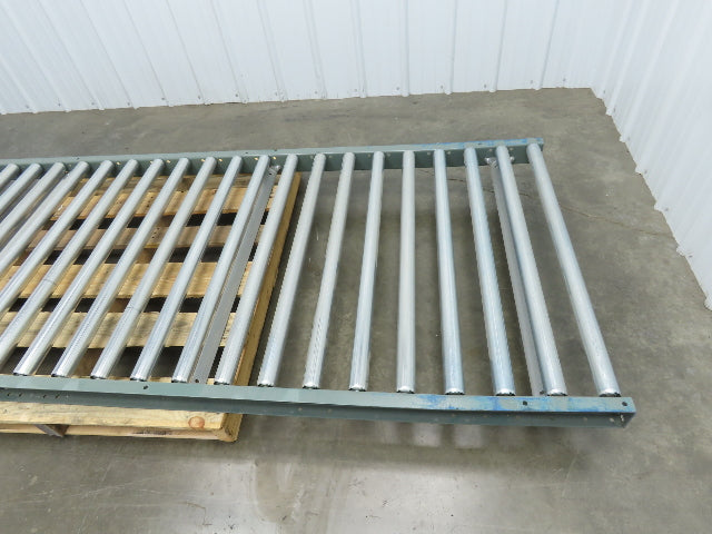 Hytrol 42"x 10' Gravity Roller Conveyor 39"BF 1.9" Roller 4.5" Centers *Read*
