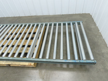 Hytrol 42"x 10' Gravity Roller Conveyor 39"BF 1.9" Roller 4.5" Centers *Read*