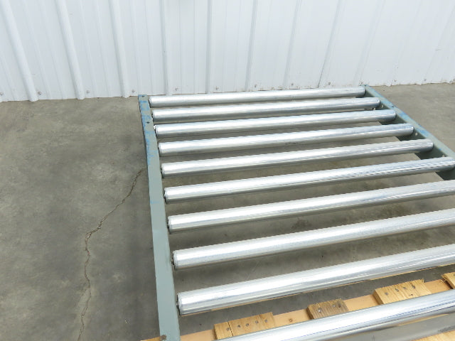 Hytrol 42"x 10' Gravity Roller Conveyor 39"BF 1.9" Roller 4.5" Centers *Read*