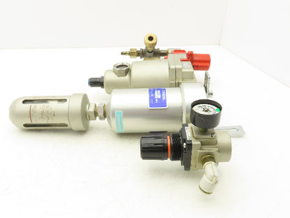 SMC AM350C-03BD Filtration System Water Mist & Oil Removal Lockout & Regulator