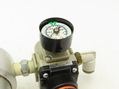 SMC AM350C-03BD Filtration System Water Mist & Oil Removal Lockout & Regulator