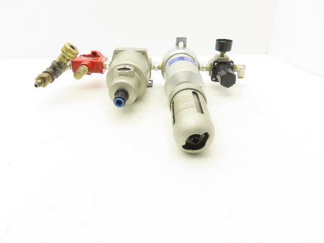 SMC AM350C-03BD Filtration System Water Mist & Oil Removal Lockout & Regulator