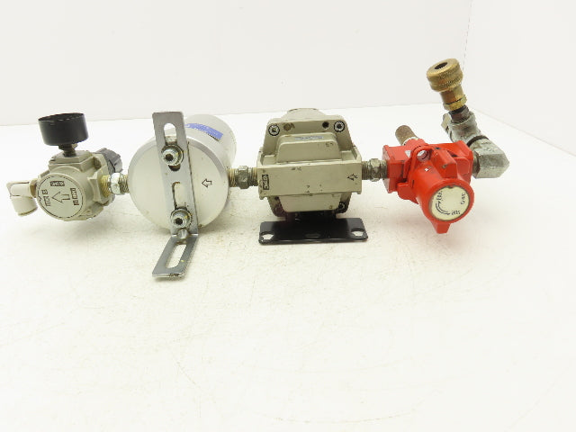 SMC AM350C-03BD Filtration System Water Mist & Oil Removal Lockout & Regulator