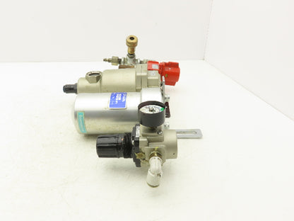 SMC AM350C-03BD Filtration System Water Mist & Oil Removal Lockout & Regulator