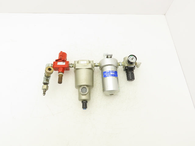 SMC AM350C-03BD Filtration System Water Mist & Oil Removal Lockout & Regulator