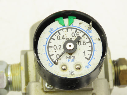 SMC AM350C-03BD Filtration System Water Mist & Oil Removal Lockout & Regulator
