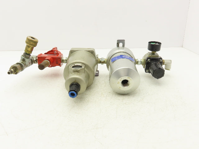 SMC AM350C-03BD Filtration System Water Mist & Oil Removal Lockout & Regulator