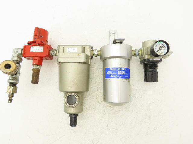 SMC AM350C-03BD Filtration System Water Mist & Oil Removal Lockout & Regulator