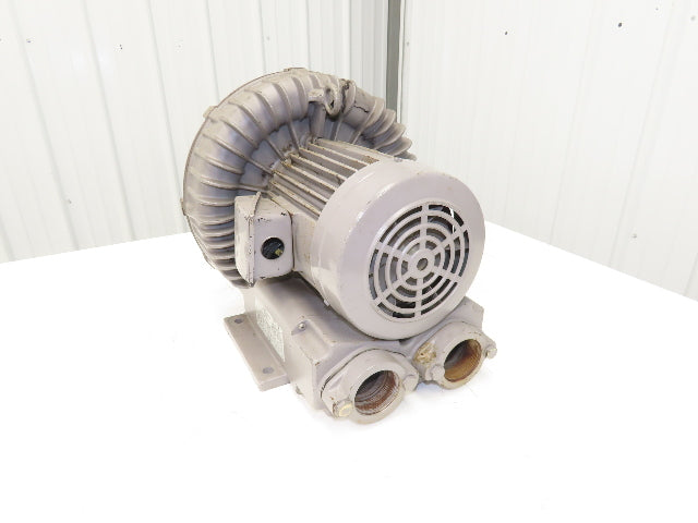 Fuji VFC600A-7W Ring Compressor Regenerative Blower 206cfm 4.5Hp 230/460V 2" NPT