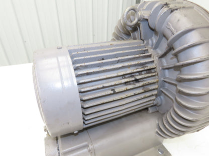 Fuji VFC600A-7W Ring Compressor Regenerative Blower 206cfm 4.5Hp 230/460V 2" NPT