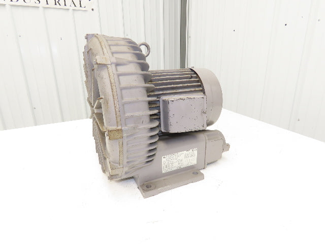 Fuji VFC600A-7W Ring Compressor Regenerative Blower 206cfm 4.5Hp 230/460V 2" NPT