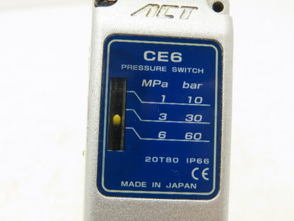 ACT Electric Pressure Switch Electronic 20T80 6 Mpa 60 Bar Ser M 125VAC 30VDC