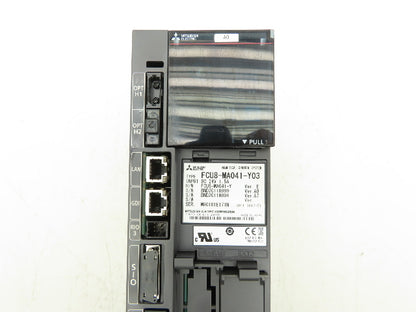 Mitsubishi FCU8-MA041-Y03 Numerical Control Unit 24VDC 1.5A Input HW Ver E