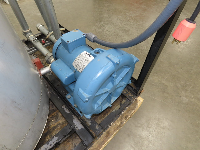 Ametek DR454R58M Vacuum Pump Degassing Holding Tank 100 gal 1.5HP 115V 1PH