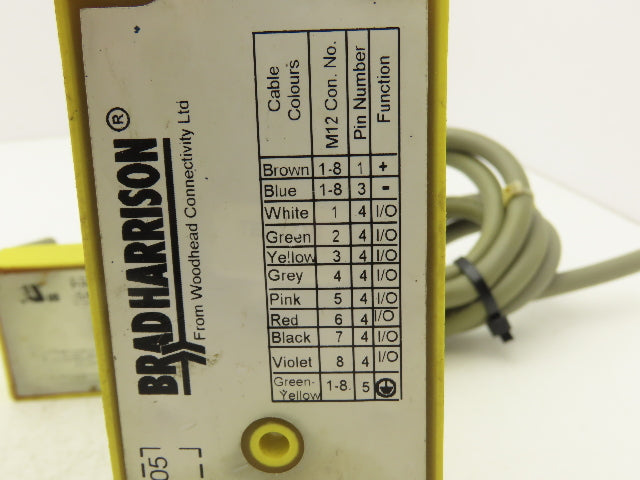 Brad Harrison BTY800P-FBN-05 Woodhead MPIS Actuator 8 Port NPN LED Lot of 4