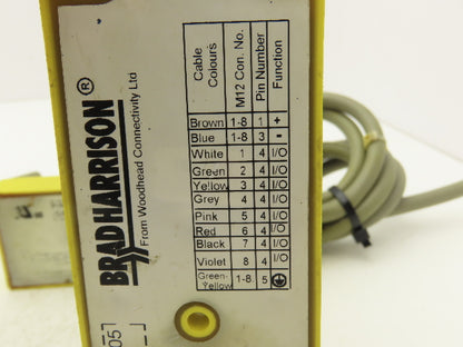 Brad Harrison BTY800P-FBN-05 Woodhead MPIS Actuator 8 Port NPN LED Lot of 4