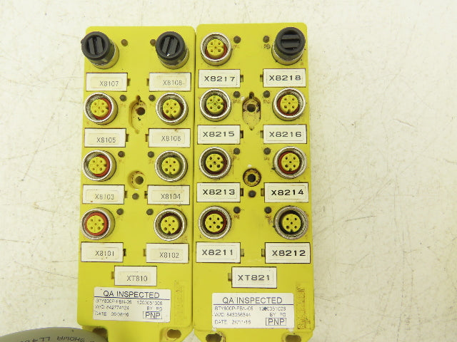 Brad Harrison BTY800P-FBN-05 Woodhead MPIS Actuator 8 Port NPN LED Lot of 4