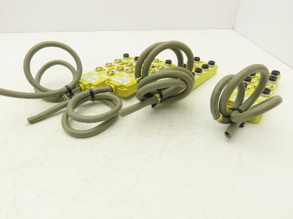 Brad Harrison BTY800P-FBN-05 Woodhead MPIS Actuator 8 Port NPN LED Lot of 4