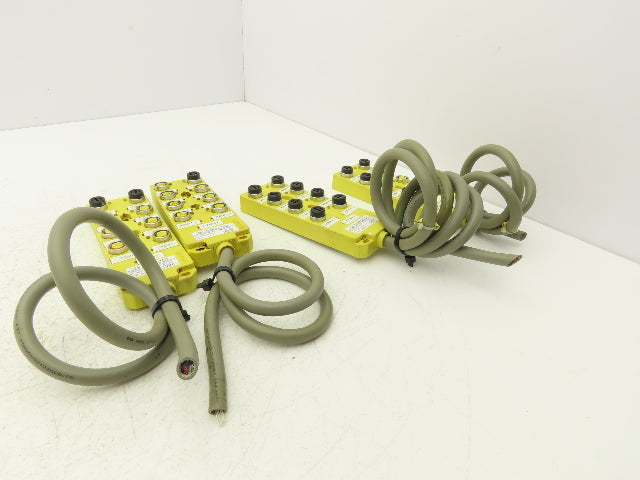 Brad Harrison BTY800P-FBN-05 Woodhead MPIS Actuator 8 Port NPN LED Lot of 4