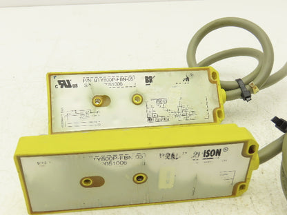 Brad Harrison BTY800P-FBN-05 Woodhead MPIS Actuator 8 Port NPN LED Lot of 4