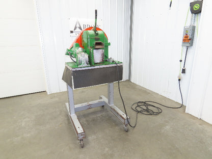 Sweed Machinery 505 Metal Band Scrap Chopper Recycler 120V 3/4Hp Drum Stand