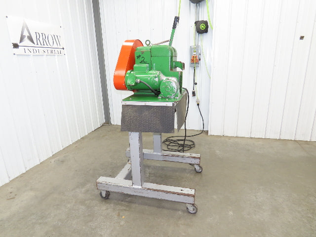 Sweed Machinery 505 Metal Band Scrap Chopper Recycler 120V 3/4Hp Drum Stand
