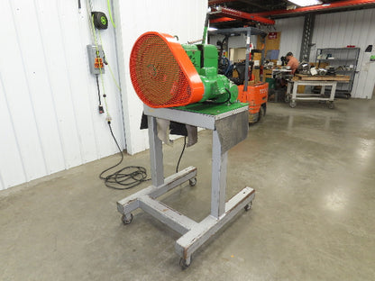 Sweed Machinery 505 Metal Band Scrap Chopper Recycler 120V 3/4Hp Drum Stand