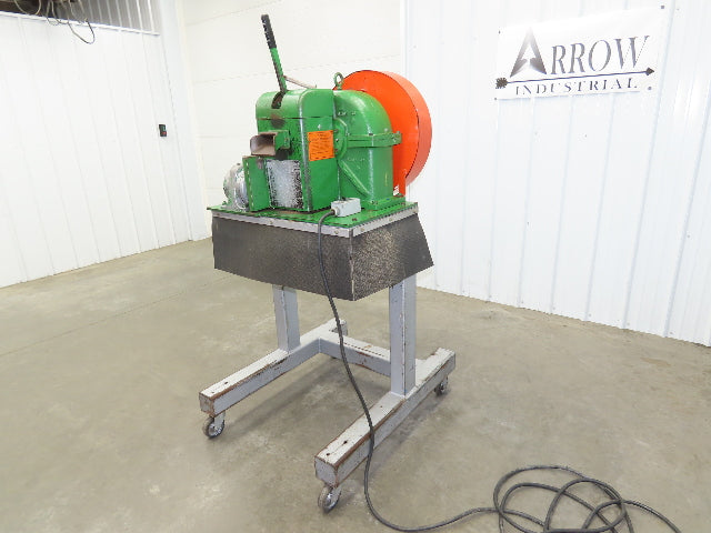 Sweed Machinery 505 Metal Band Scrap Chopper Recycler 120V 3/4Hp Drum Stand