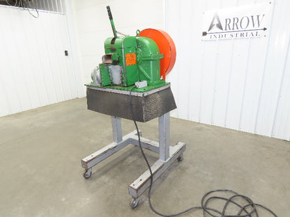 Sweed Machinery 505 Metal Band Scrap Chopper Recycler 120V 3/4Hp Drum Stand