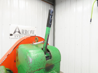 Sweed Machinery 505 Metal Band Scrap Chopper Recycler 120V 3/4Hp Drum Stand