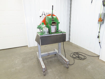 Sweed Machinery 505 Metal Band Scrap Chopper Recycler 120V 3/4Hp Drum Stand