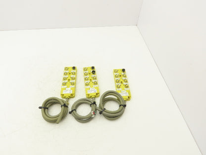 Brad Harrison BTY800P-FBN-10 Woodhead MPIS Actuator 8 Port NPN LED Lot of 3