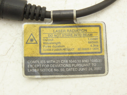 Keyence LR-TB2000C Laser Proximity Sensor 2 Meter 20-30VDC Cable w M12 Connector