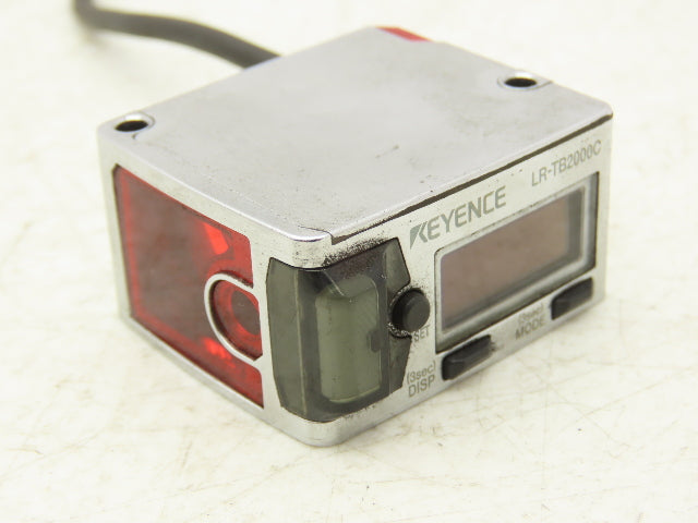 Keyence LR-TB2000C Laser Proximity Sensor 2 Meter 20-30VDC Cable w M12 Connector