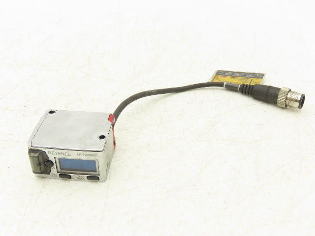 Keyence LR-TB2000C Laser Proximity Sensor 2 Meter 20-30VDC Cable w M12 Connector