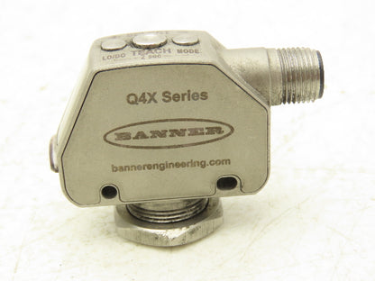 Banner Q4XTBLAF300-Q8 Photoelectric Laser Proximity Sensor 10-30VDC 5 Pin M12