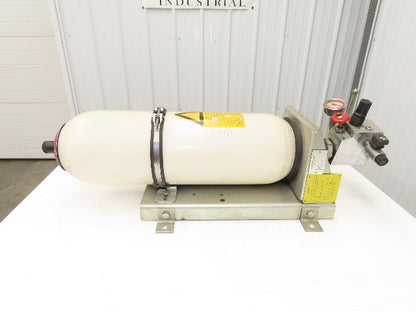 Hydac SB330-20A1/112US-262A Bladder Accumulator 3800psi 20L 5Gal Shut-off Valve