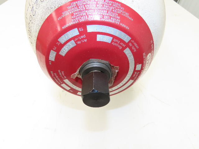 Hydac SB330-20A1/112US-262A Bladder Accumulator 3800psi 20L 5Gal Shut-off Valve