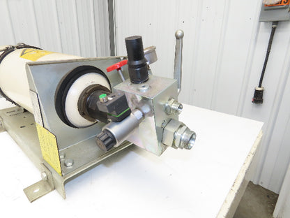 Hydac SB330-20A1/112US-262A Bladder Accumulator 3800psi 20L 5Gal Shut-off Valve
