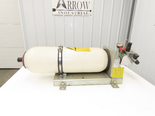 Hydac SB330-20A1/112US-262A Bladder Accumulator 3800psi 20L 5Gal Shut-off Valve